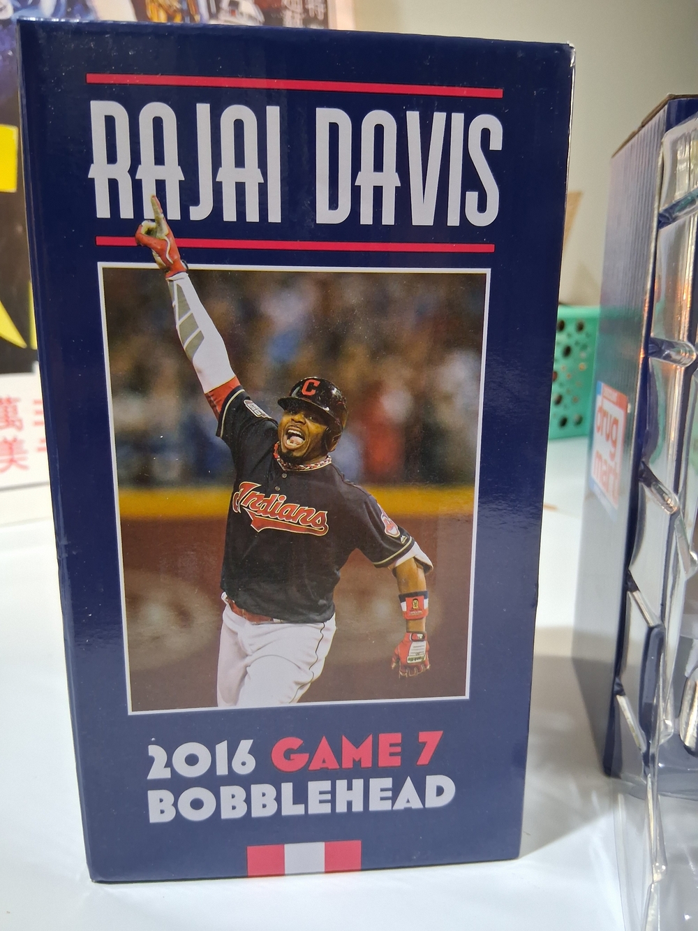Rajai Davis 2016 Game 7 Bobblehead